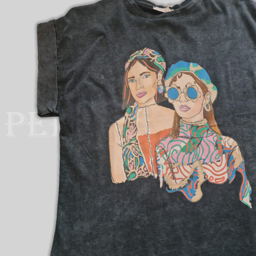 CAMISETA HIPPY GRIS OSCURA 2