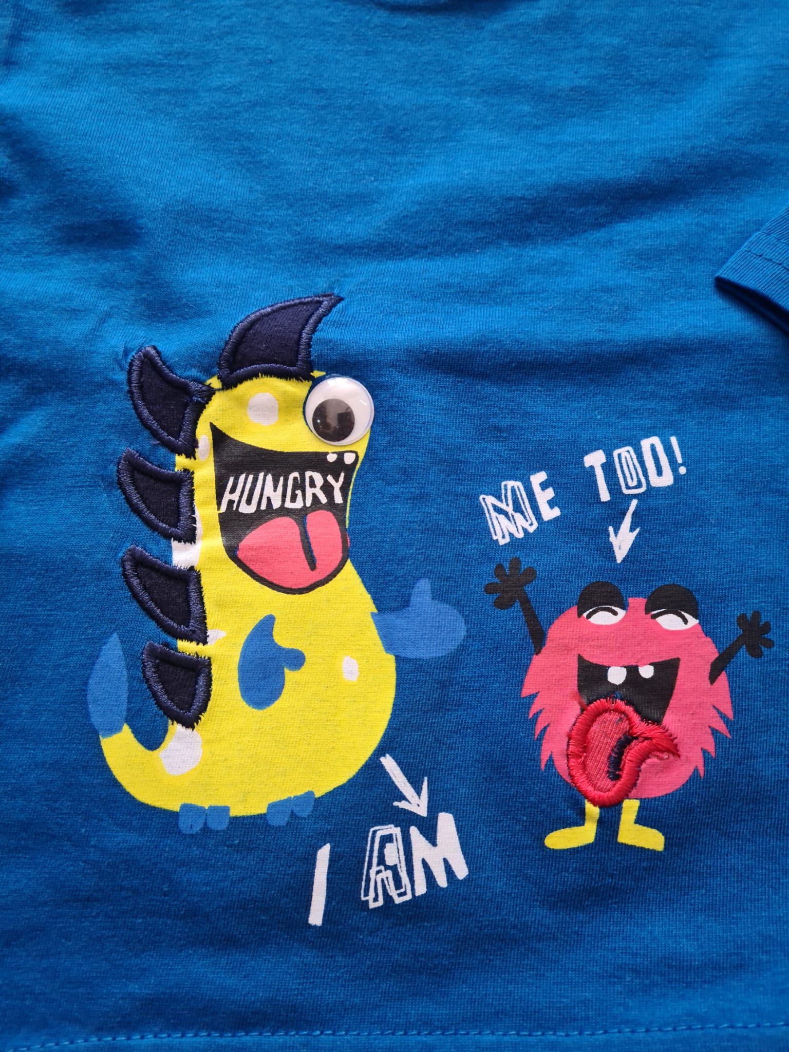 CONJUNTO 2 PZAS MOSTRUOS BEBÉ ENTRETIEMPO