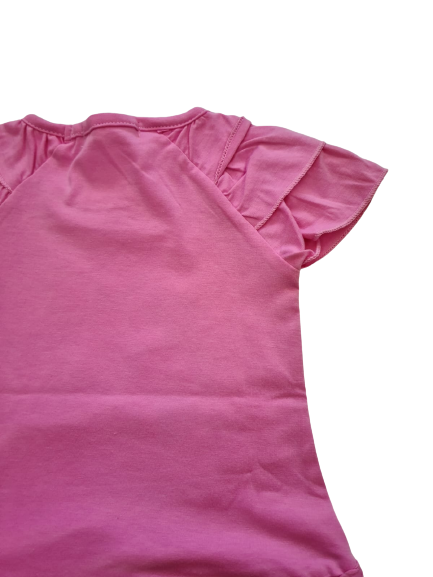 CAMISETA VOLANTES NIÑA INFANTIL MUÑECA